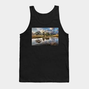 Kelly Hall Tarn Lake View with Trees Tank Top